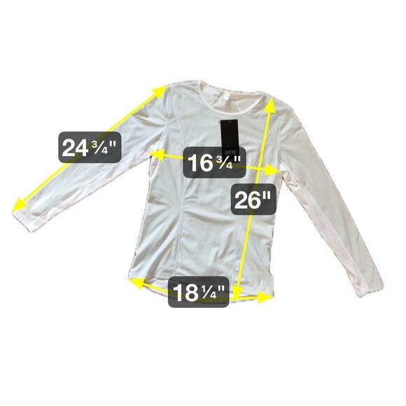 GORE Windstopper Medium Base Layer Long Sleeve Shirt Light Grey White Ski Snow - Picture 17 of 17